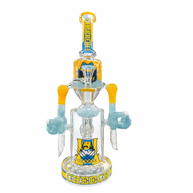 CHEECH GLASS 13.5'' MASKED CHEECH TOKER TUBE-CHE-364