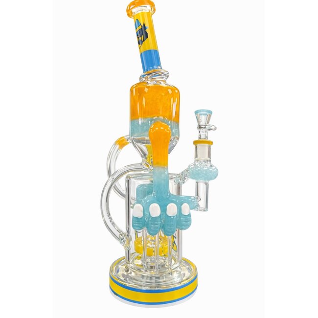 CHEECH GLASS 13.5'' MASKED CHEECH TOKER TUBE-CHE-364