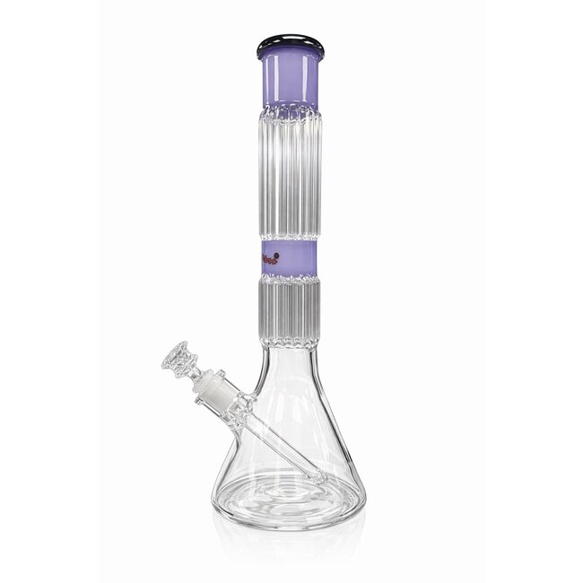 CRYSTAL GLASS 13'' BEAKER BONG C1526