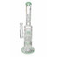 CRYSTAL GLASS 20'' DONUT PERC WATER BONG
