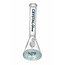 CRYSTAL GLASS 16'' MATCHING DOWNSTEM BEAKER BONG C4102