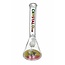 CRYSTAL GLASS 16'' MATCHING DOWNSTEM BEAKER BONG C4102