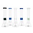 CRYSTAL GLASS 14'' BEAKER MANDALA BONG C1524