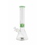 CRYSTAL GLASS 14'' BEAKER MANDALA BONG C1524
