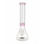 CRYSTAL GLASS 14'' BEAKER MANDALA BONG C1524