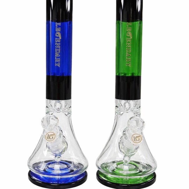 LEGENDARY GLASS 14'' LEGENDARY COLORED ICE BEAKER BONG-LG366