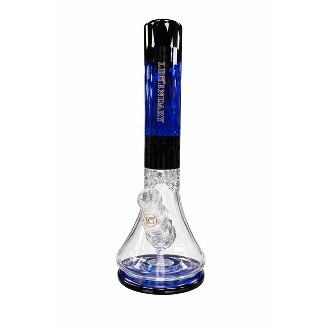 LEGENDARY GLASS 14'' LEGENDARY COLORED ICE BEAKER BONG-LG366