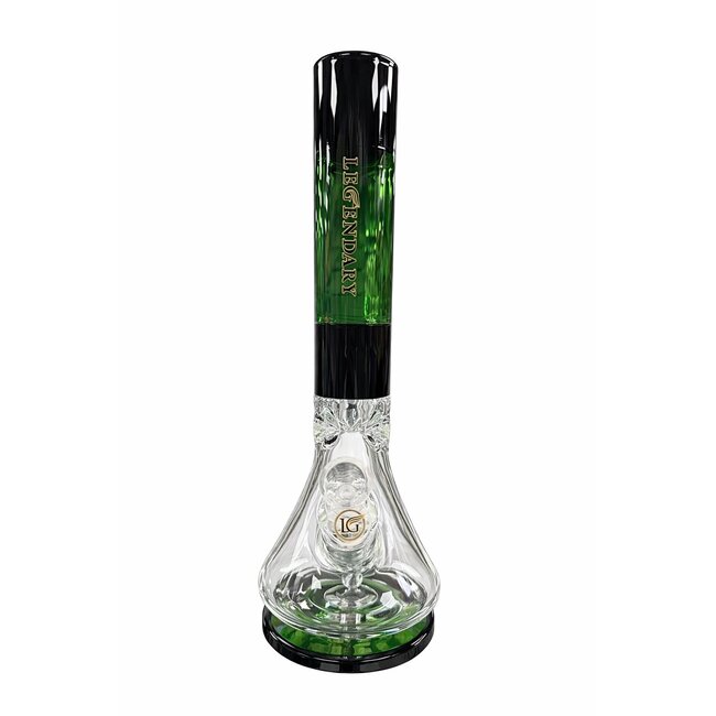 LEGENDARY GLASS 14'' LEGENDARY COLORED ICE BEAKER BONG-LG366
