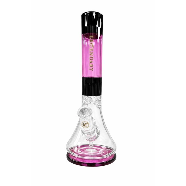 LEGENDARY GLASS 14'' LEGENDARY COLORED ICE BEAKER BONG-LG366
