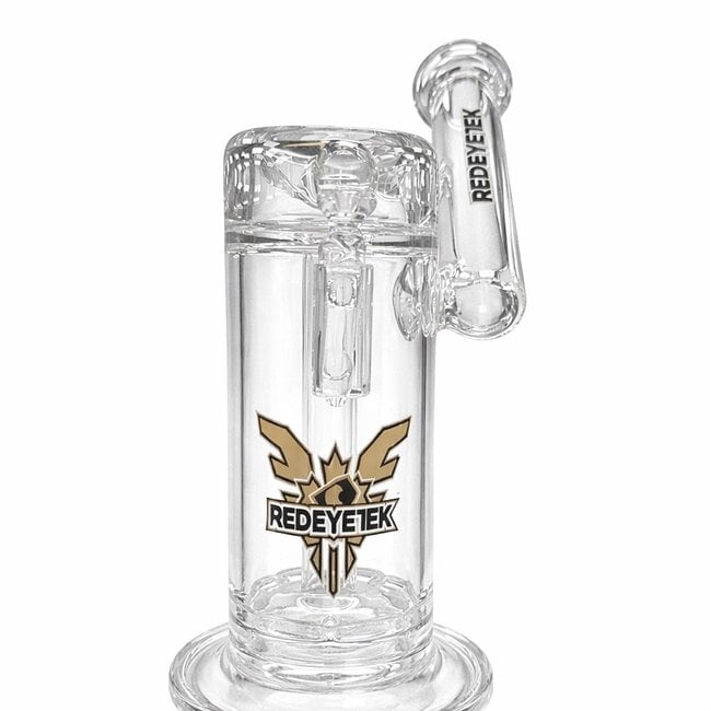 RED EYE TEK 10'' QUASAR CONCENTRATE SIDECAR BUBBLER WITH BULIT IN NAIL STAND& DAB DISH