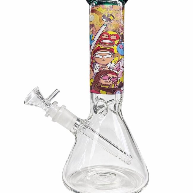 8'' RICK&MORTY BEAKER BONG  R-14