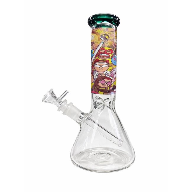 8'' RICK&MORTY BEAKER BONG  R-14