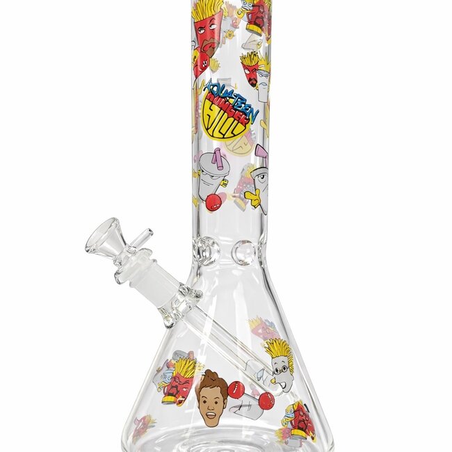 12'' AQUA TEEN HUNGER BEAKER BONG C1529-2