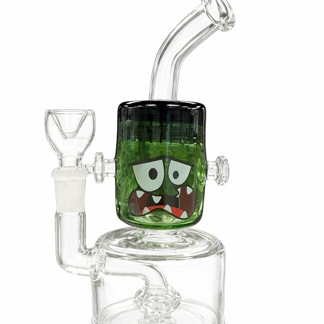 7.5'' GREEN MONSTER RECYCLER BONG