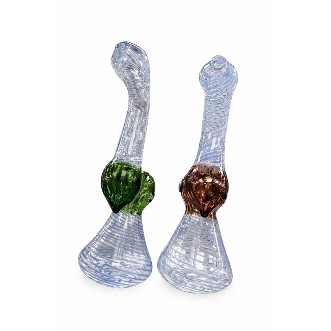 7'' EMERALD VORTEX TWIST GLASS PIPE