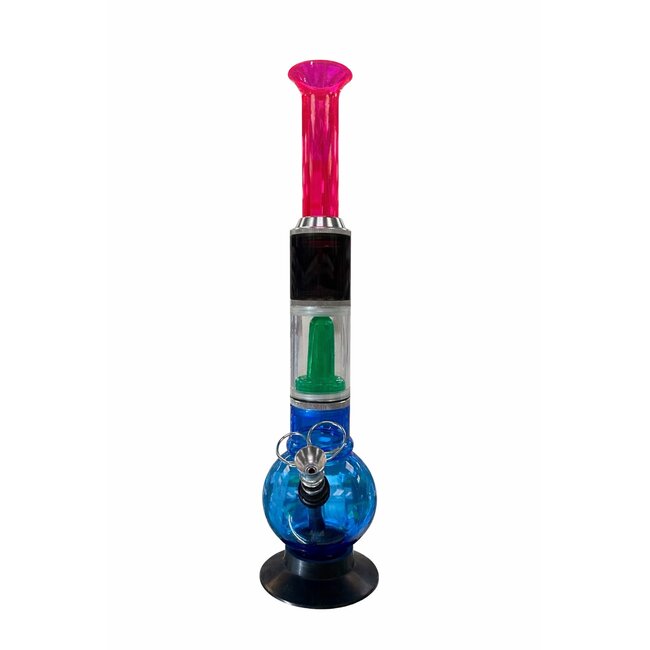 13'' RAINBOW STACK TOWER ACRYLIC BONG