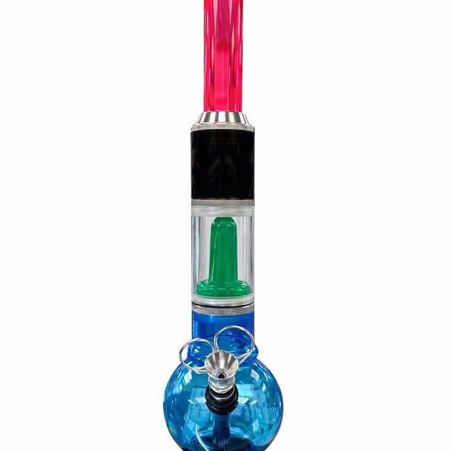 13'' RAINBOW STACK TOWER ACRYLIC BONG
