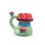 5'' CERAMIC TRIPLE MUSHROOM MUG PIPE