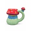 5'' CERAMIC TRIPLE MUSHROOM MUG PIPE