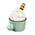 4.5'' FRESHLY BAKED CUPCAKE  CERAMIC PIPE