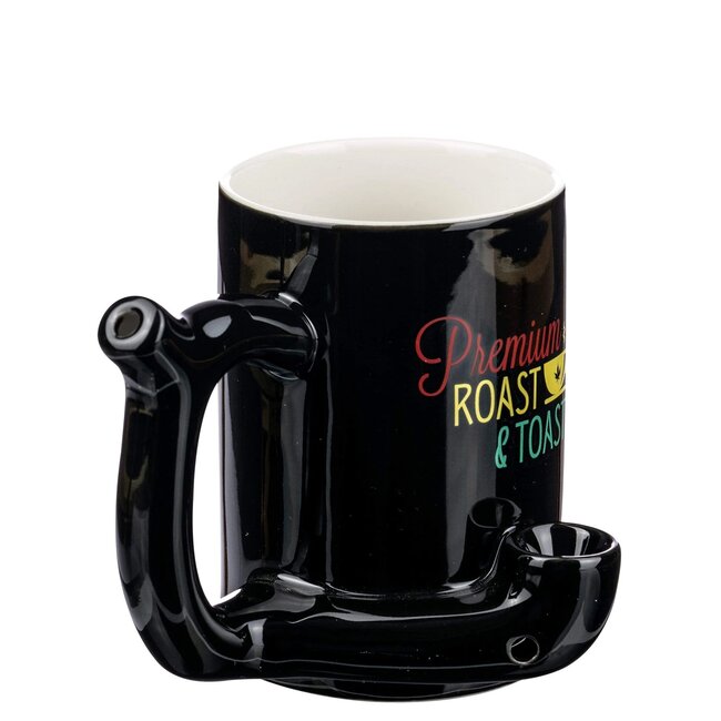 5'' PREMIUM ROAST & TOAST CERAMIC MUG PIPE