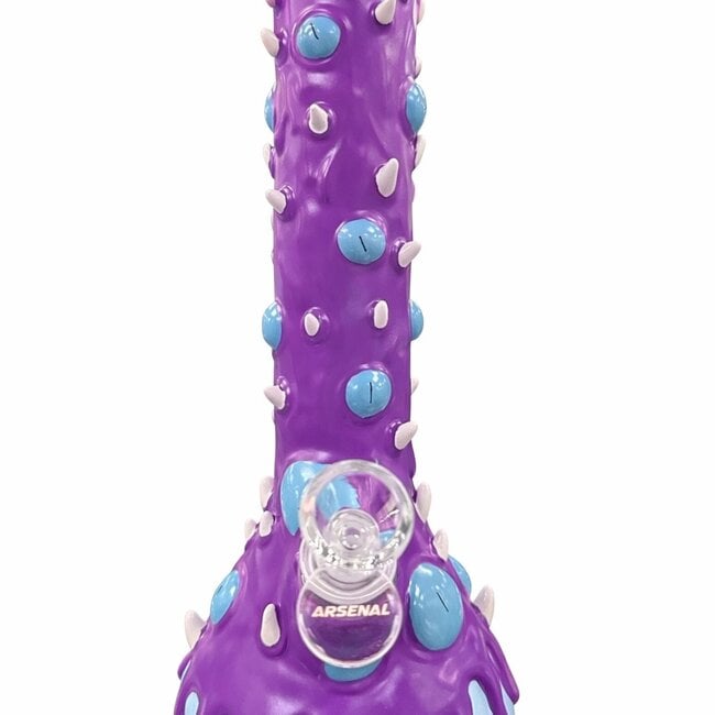 10'' PURPLE SLIME MONSTER BEAKER BONG