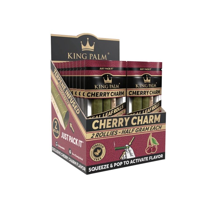 KING PALM KING PALM CHERRY CHARM- 2 ROLLIES