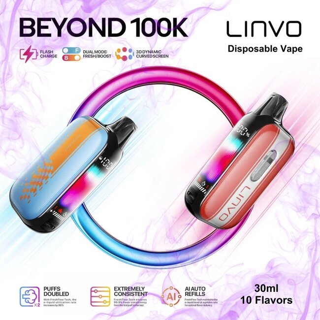 LINVO RAVE LINVO BEYOND 100K DISPOSABLE