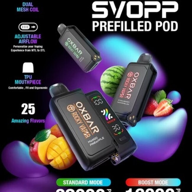 OXBAR SVOPP ROCKY VAPOR OXBAR POD 32K
