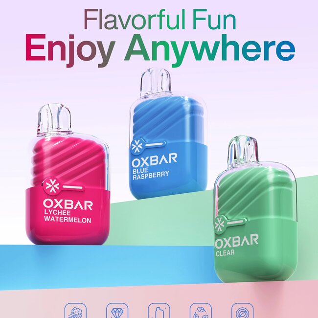 OXBAR OXBAR ROCKY VAPOR MINI 1200 PUFFS