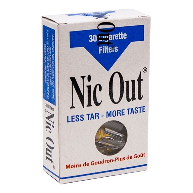 NIC OUT CIGARETTE FILTERS 30 PACK