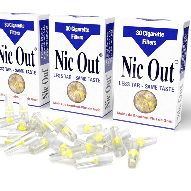 NIC OUT CIGARETTE FILTERS 30 PACK