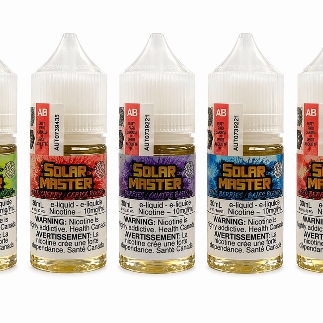 SOLAR MASTER SOLAR MASTER E-LIQUID SALT NIC