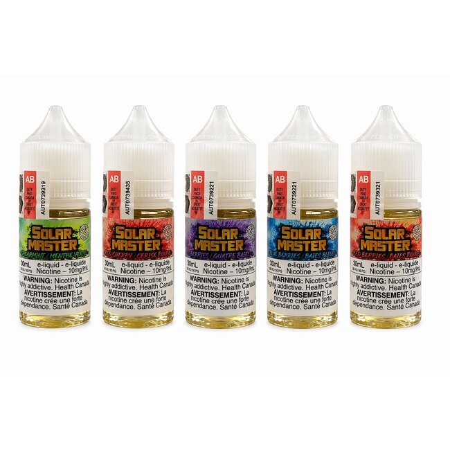 SOLAR MASTER SOLAR MASTER E-LIQUID SALT NIC