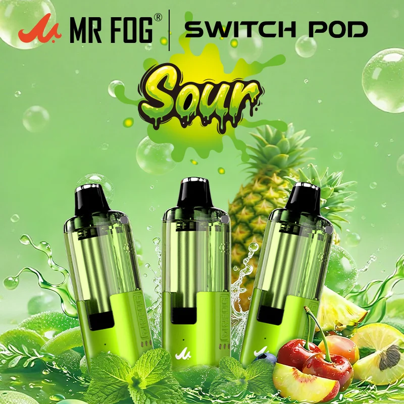 MR FOG Sour Switch Pod 45K Review: Sour Flavors, Rechargeable Performance, and Why Vapers Are Switching