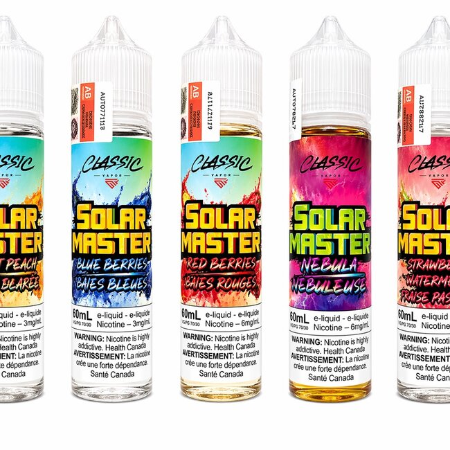 SOLAR MASTER SOLAR MASTER FREE BASE E-LIQUID