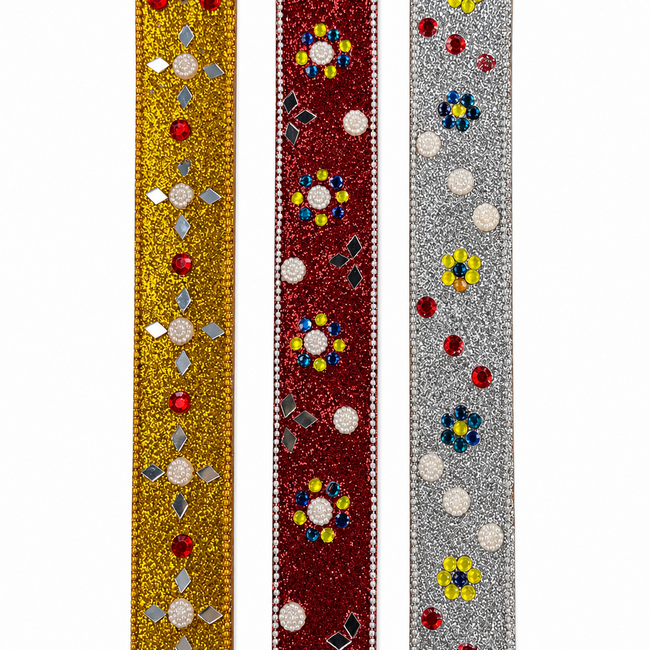 10'' DECORATED GLITTER INCENSE BURNER-IB08