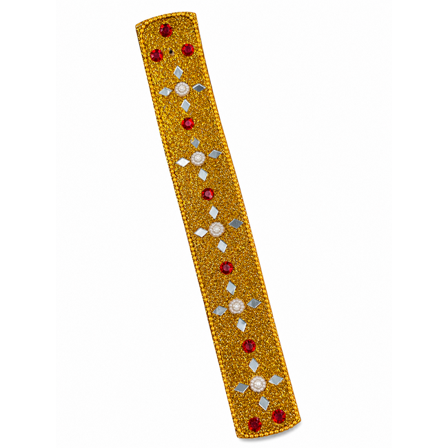 10'' DECORATED GLITTER INCENSE BURNER-IB08