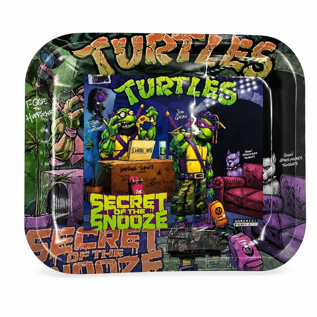 NINJA TURTLES STEEL LARGE ROLLING TRAY