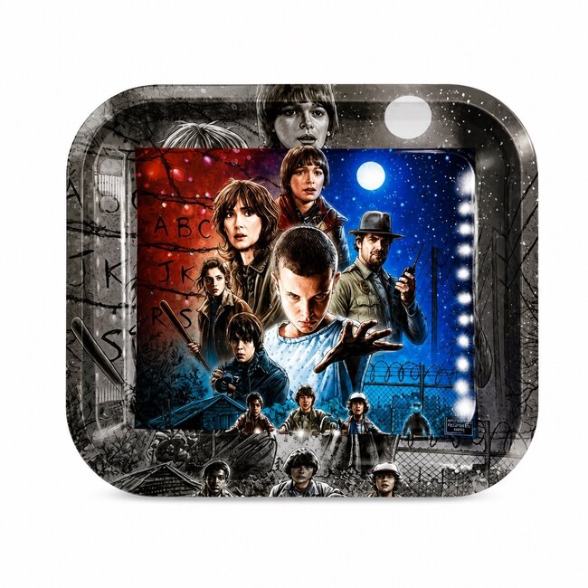 STRANGER THINGS HERO STEEL LARGE ROLLING TRAY