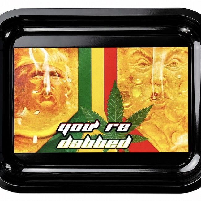 YOURE DAB STEEL LARGE ROLLING TRAY