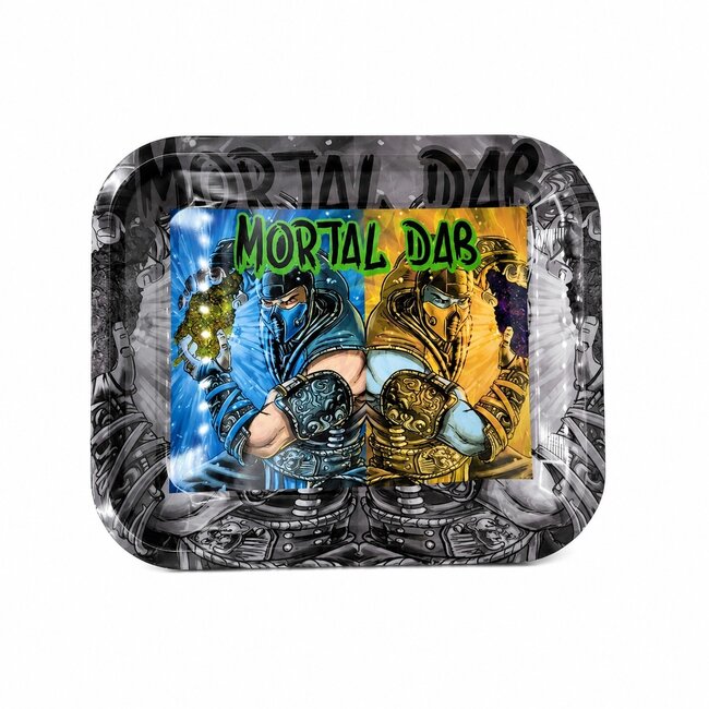 MORTAL DAB STEEL LARGE ROLLING TRAY