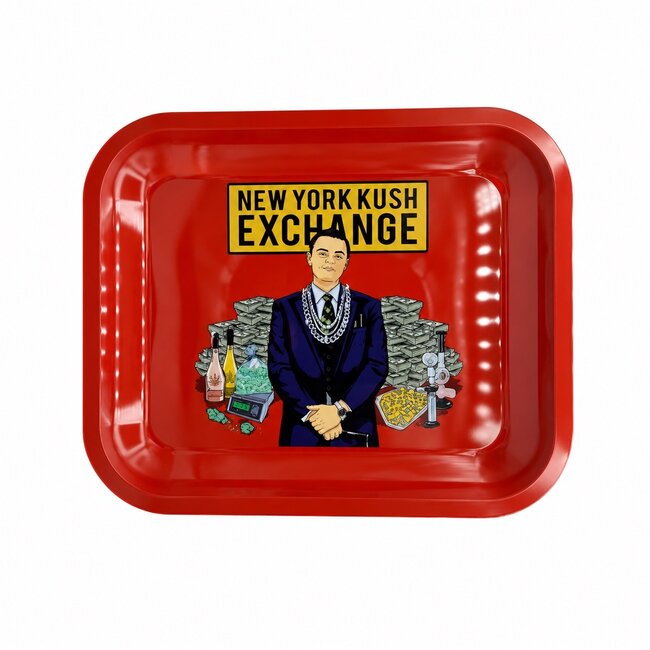 WOLF OF WALL STREET STEEL LARGE ROLLING TRAY