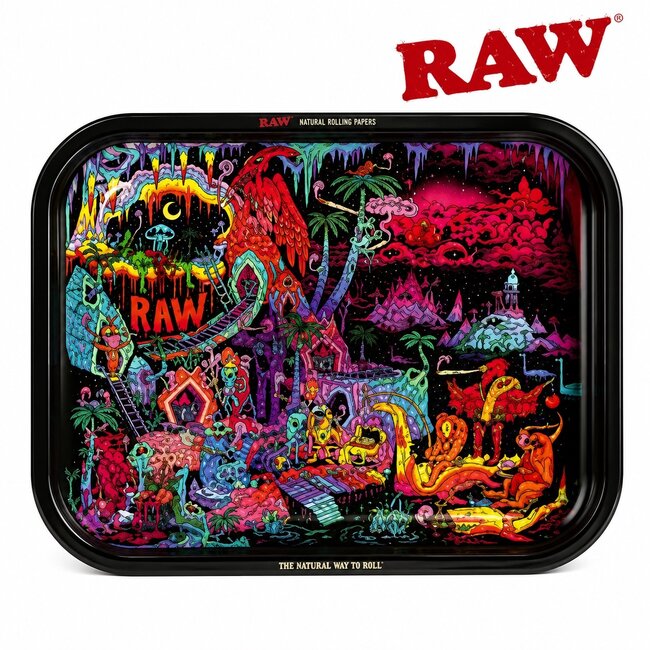 TIN GHOST  SHARIMP STEEL LARGE ROLLING TRAY