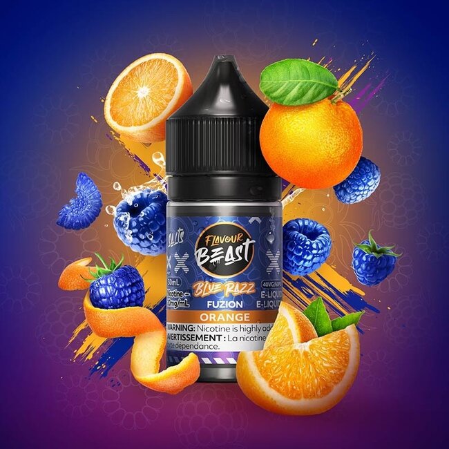 FLAVOUR BEAST FLAVOUR BEAST E-LIQUID BLUE RAZZ FUZION SALT NIC