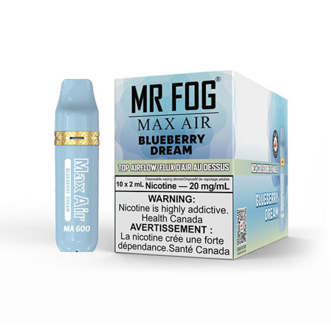 MR FOG MR FOG MAX AIR 600 PUFFS( 5PCS)