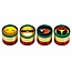 4 PCS RASTA 2" ZINC GRINDER