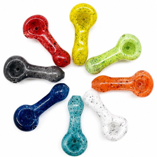 SOLID COLOUR GLASS PIPE 3 INCH