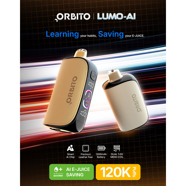 OXBAR ORBITO LUMO AI DISPOSABLE 120K PUFFS
