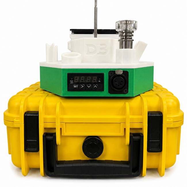 Dabber Box ENAIL-3D PRINTED DABBER BOX-LED GLOW IN THE DARK DAB STATION